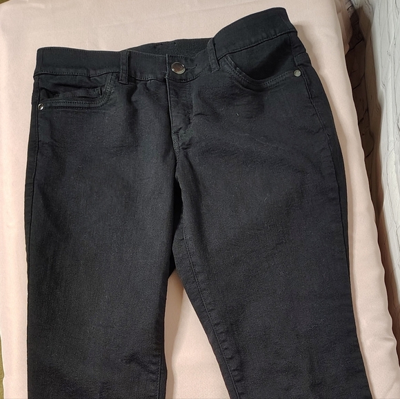 Christopher & Banks Black Straight Leg Jeans - Picture 2 of 10